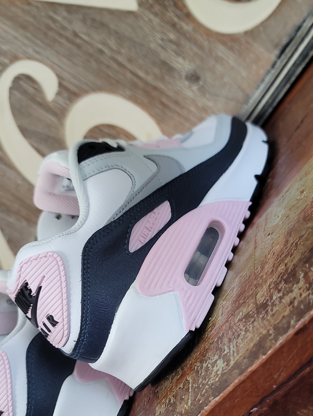 🔥 Nike Air Max 90 LTR "Pink Foam/Armory Navy" Wmns 7 Great Cond! Fast Shipping - Picture 12 of 16
